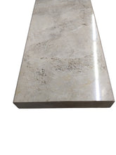 Tundra Silver Galaxy Gray Marble Door Floor threshold (Marble Saddle) - Polished for Floor Bathroom Shower Curb and Window Sill